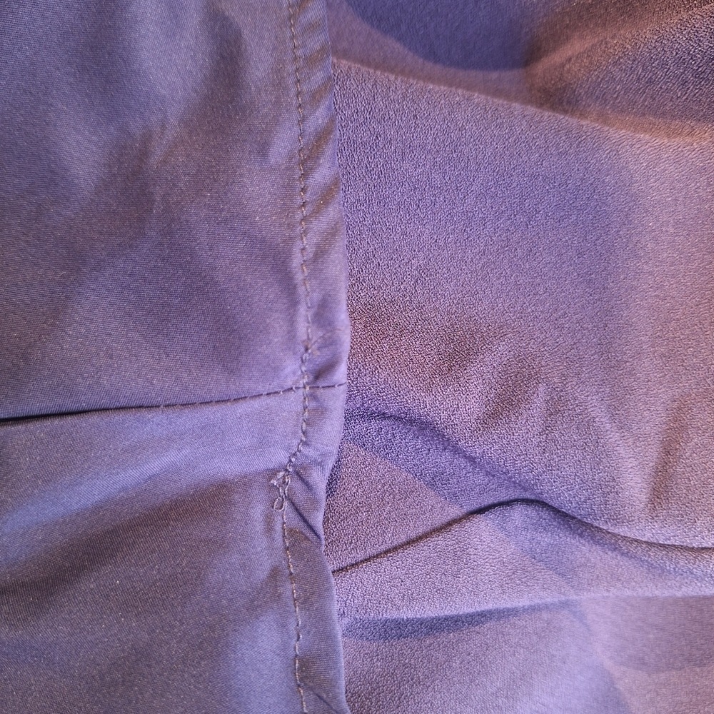 ModCloth Plum Ruffle Dress Size Medium - Picture 10 of 11
